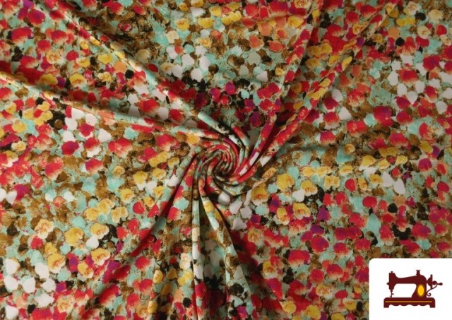 Venta online de Tela de Punto Viscosa Estampada