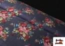 Tela Tejana Con Flores