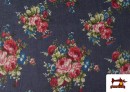 Venta de Tela Tejana Con Flores