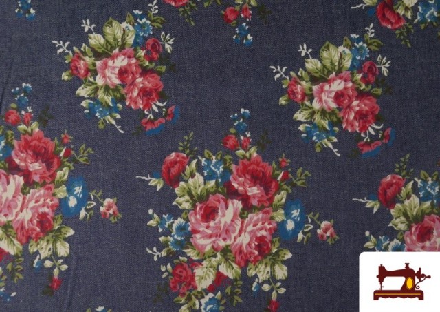 Venta de Tela Tejana Con Flores