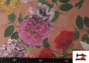 Comprar online Tela de Loneta Flores Vintage