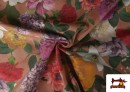 Venta online de Tela de Loneta Flores Vintage