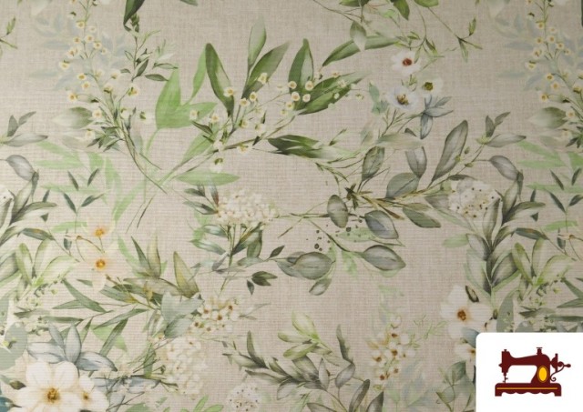Venta de Tela de Tapicería Repelente al Agua Estampado Floral