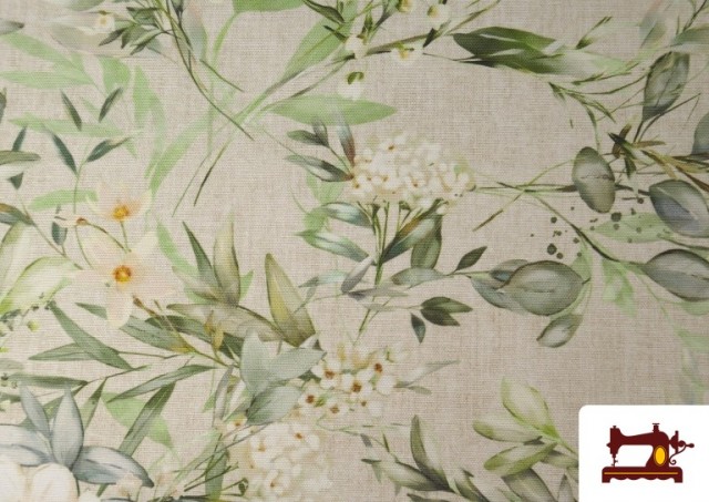 Comprar online Tela de Tapicería Repelente al Agua Estampado Floral