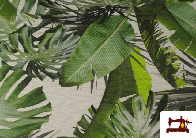 Venta de Tela de Tapicería Repelente al Agua Estampado Tropical