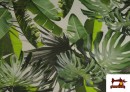Venta online de Tela de Tapicería Repelente al Agua Estampado Tropical