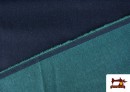 Tela Tejana Reversible de Colores color Azul