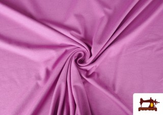 Venta de Tela de Punto Viscosa Liso de Colores color Rosa