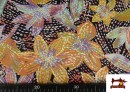 Venta online de Tela de Punto Viscosa Estampada Floral