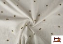 Venta online de Tela de Muselina Abejas Infantil
