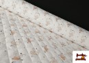 Comprar Tela Acolchada de Algodón de  Colores Pastel con Ratones Bailarinas
