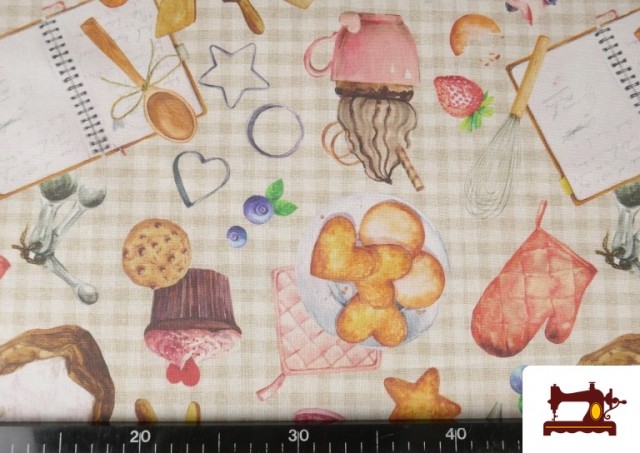 Venta online de Tela de Loneta Repostería Cocina