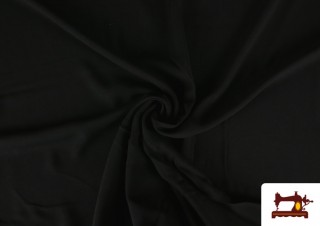 Tela de Viscosa de Bambú Natural de Colores color Negro