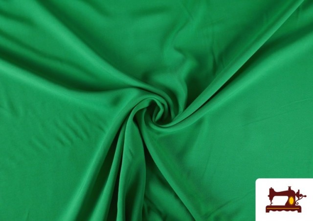 Tela de Viscosa de Bambú Natural de Colores color Verde