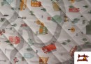 Venta de Tela Acolchada de Algodón Estampado Carreteras