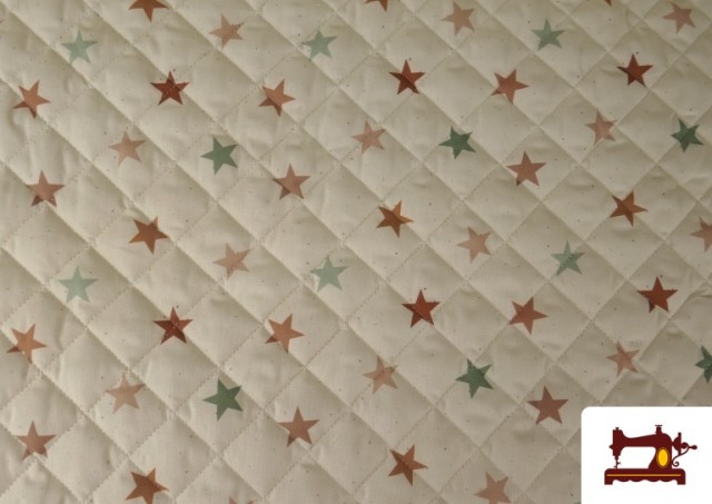 Tela Acolchada de Algodón Estrellas