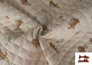 Comprar online Tela Acolchada de Algodón Ballenas y Tortugas