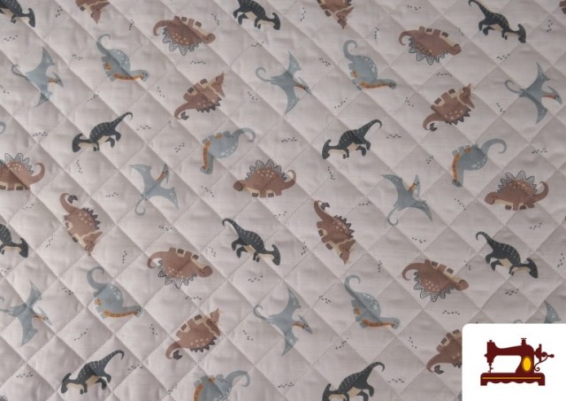 Comprar Tela Acolchada de Algodón Dinosaurios