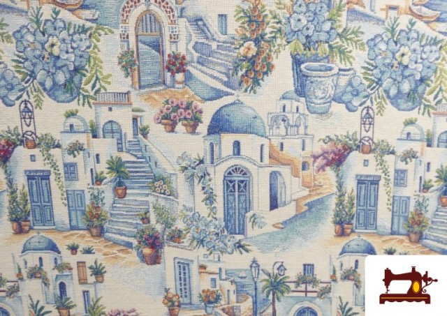 Comprar online Tela de Gobelino Estampado Grecia