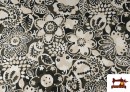 Comprar Tela de Gasa Con Estampado Floral