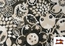 Venta de Tela de Gasa Con Estampado Floral