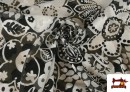 Tela de Gasa Con Estampado Floral