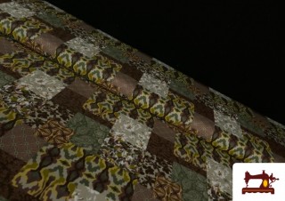 Tela de Algodón Estampado Patchwork Estampado