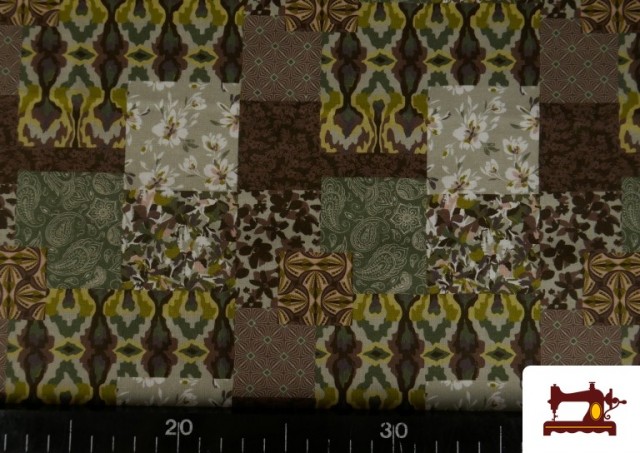 Comprar online Tela de Algodón Estampado Patchwork Estampado