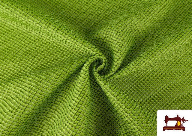 Comprar Tela de malla 3d Panal de Abeja Mesh Colores color Pistacho