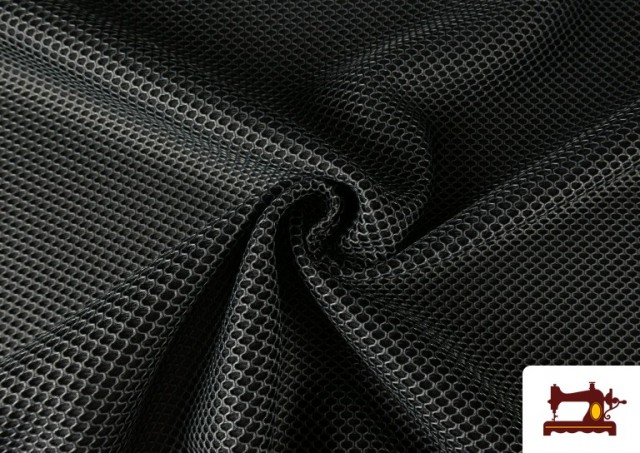 Venta de Tela de malla 3d Panal de Abeja Mesh Colores color Gris