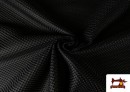 Tela de malla 3d Panal de Abeja Mesh Colores color Negro