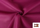 Tela de malla 3d Panal de Abeja Mesh Colores color Fucsia
