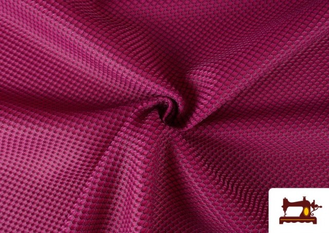 Tela de malla 3d Panal de Abeja Mesh Colores color Fucsia