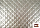Comprar Tela con Relieve Metalizada Acolchada color Plata