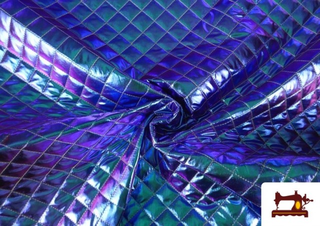 Venta online de Tela Metalizada con Relieve Iridiscente