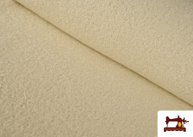 Comprar Tela Para Abrigo Baguilla Curly Rizado de Colores color Beige