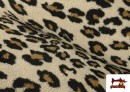 Tela de Borreguito Estampado Leopardo Grande