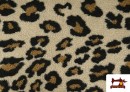 Comprar Tela de Borreguito Estampado Leopardo Grande