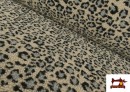 Tela de Borreguito Estampado Leopardo