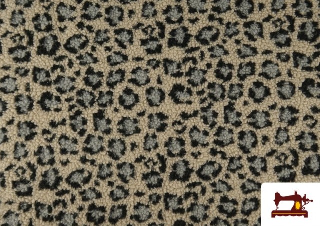 Comprar Tela de Borreguito Estampado Leopardo