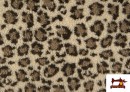 Tela de Borreguito Estampado Leopardo
