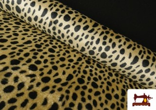 Tela de Pelo de Leopardo Peluche Tela de Pelo de Leopardo Peluche