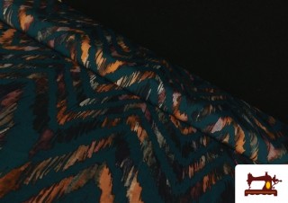 Tela de Viscosa estampada para Vestuario de Mujer