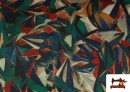 Comprar Tela de Punto Roma Estampado Abstracto Cubista