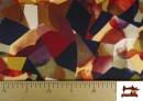 Comprar online Tela de Punto Roma Estampado Abstracto Mosaico