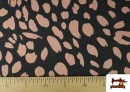 Comprar online Tela de Punto con Viscosa Estampado Topos