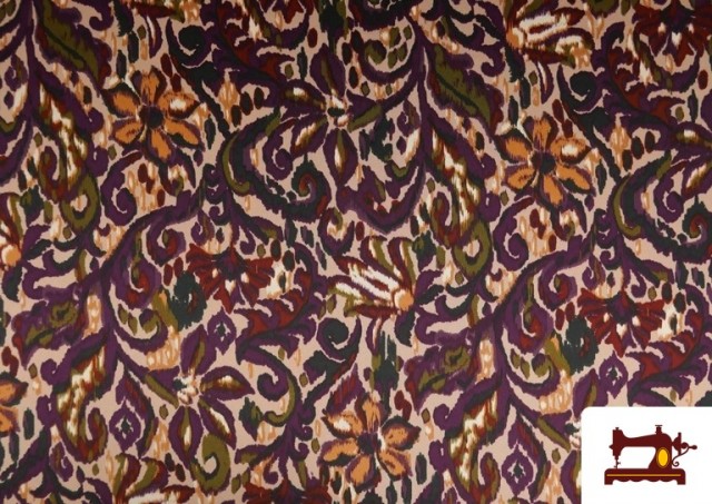 Comprar Tela de Viscosa Estampado Floral