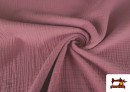 Tela de Muselina de Colores color Rosa