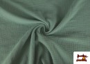 Venta de Tela de Muselina de Colores color Verde mar