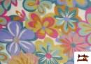 Comprar Tela de Coralina Polar Suave Al Tacto Estampado Floral